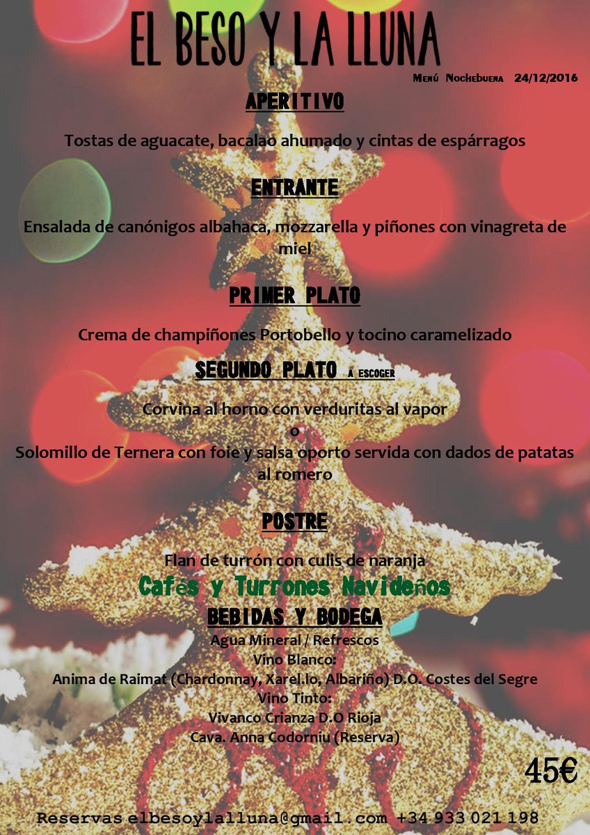 Grupo_VENUS_VM's tweet photo. #nochebuena #xmasbarcelona #24diciembrecena #barcelonarestaurant #barriogotico #christmasbarcelona  @elbesoylalluna @grupovenusvmsl #lovebcn https://t.co/oSc4ZQwYdO