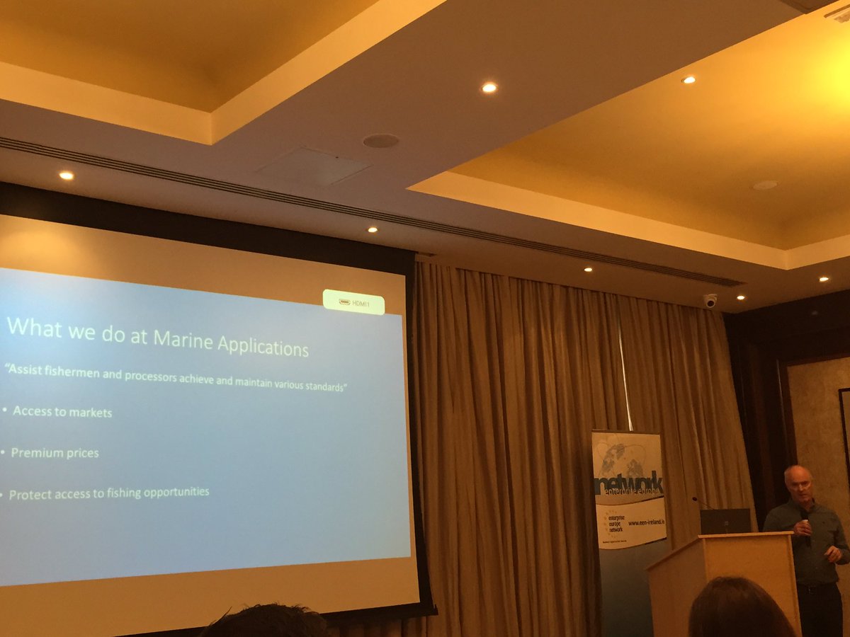 Frank Fleming of @marineapp1 explains the connection between commercial fishing and <a href="/NimbusCentre/">Nimbus Centre</a> <a href="/EEN_Cork/">EnterpriseEuropeCork</a> #fishing