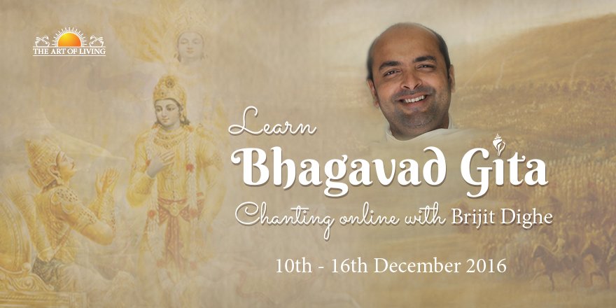 aolsinhgadroad's tweet photo. Learn #Bhagavadgita  Chanting online with @Brijitdighe  from 10th - 16th December 2016.
Register today at: https://t.co/jQHXZi83de https://t.co/wheu0Efs7i