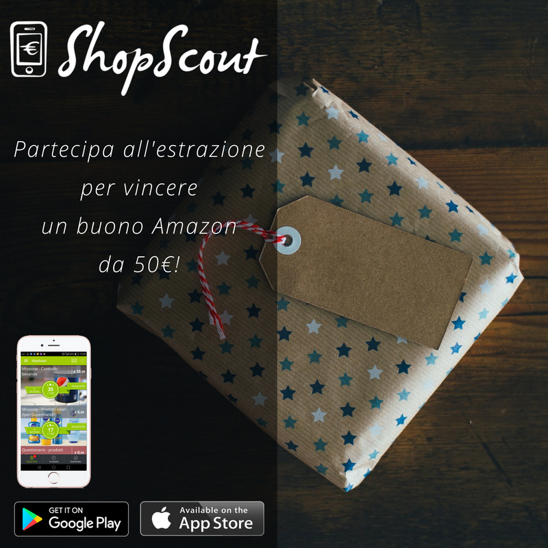 ShopscoutI's tweet photo. Ciao Scout! Completa il questionario sullo shopping online e via cellulare e partecipa all'estrazione! #ShopScout #app #buono #regalo https://t.co/4CLfUXcrX3