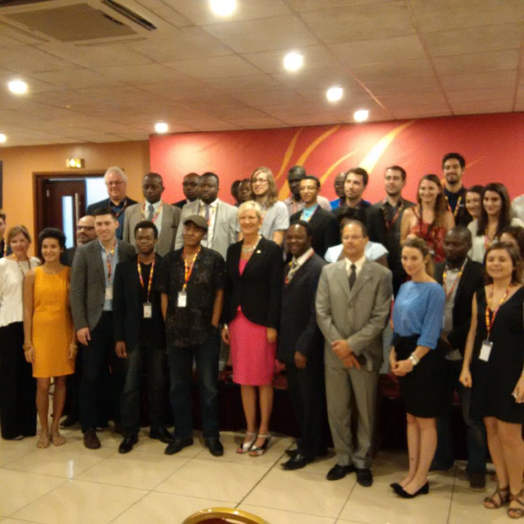 CanEmbCI's tweet photo. Ambassador McCullagh meets with the Export-Quebec delegation at the opening of the #AFW2016 in Abidjan https://t.co/RrwgBHVoXp