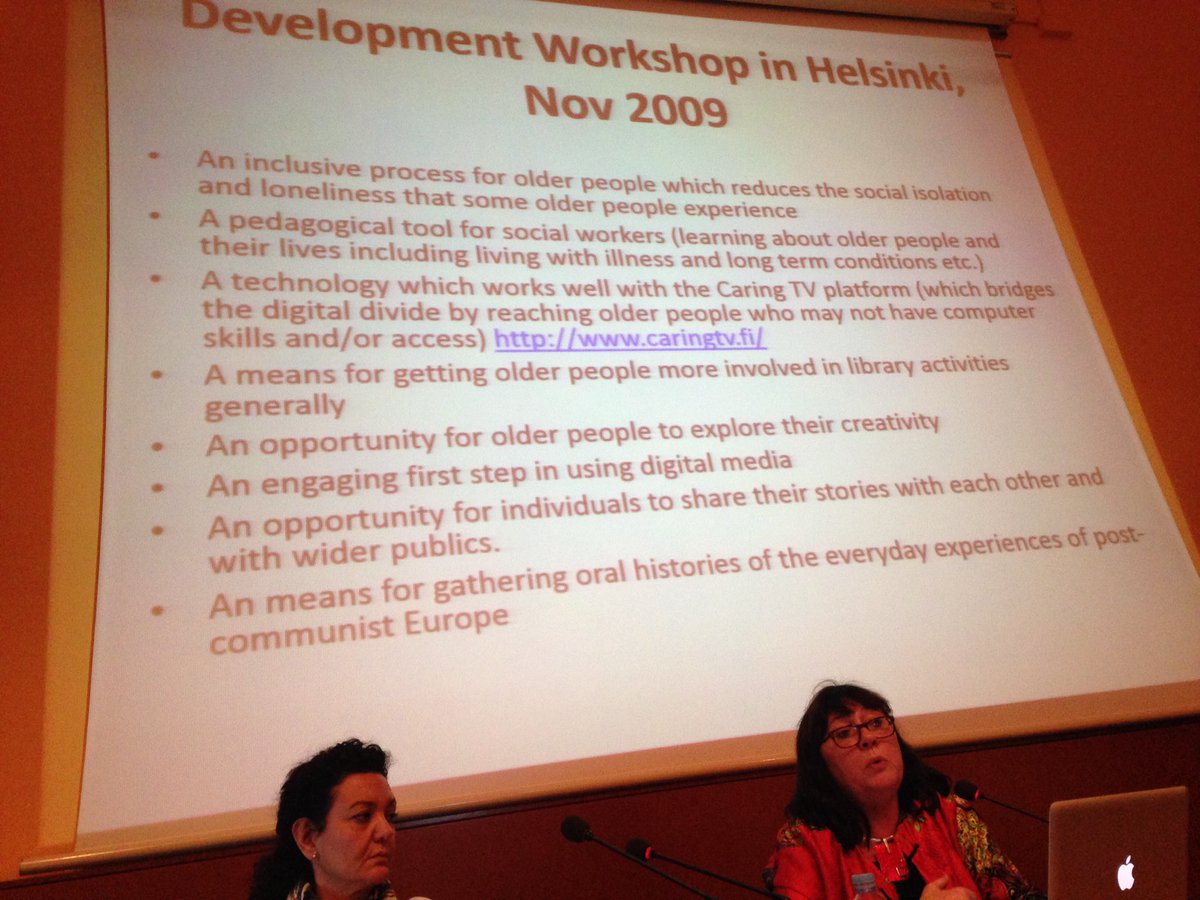 Potencial educatiu dels relats digitals personals amb gent gran. Descripció de l'experiència DigiTale <a href="/triciajenkins1/">tricia jenkins</a> #JornadasDST16