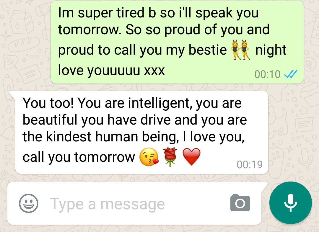 MissRoseClarke's tweet image. I'm so lucky to be surrounded by such supportive people. You are the cutest @CVMF1 ! 😻👯💖