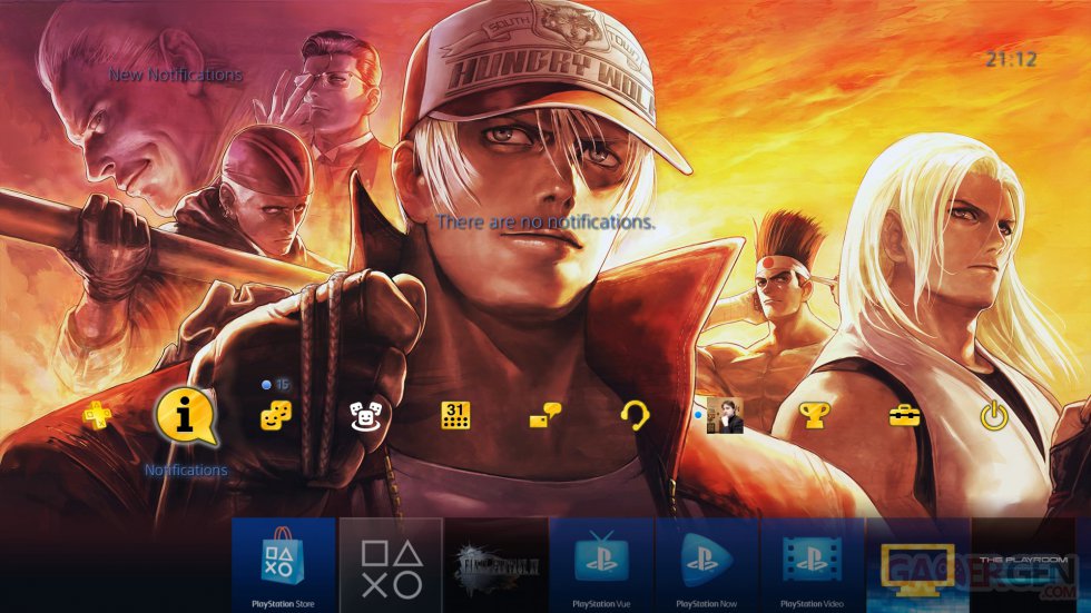 basgrospoing's tweet photo. Et puis SNK offre des thèmes cool sur PS4. 
Les gars ne sont pas des crevards!

#CapcomVSSnk https://t.co/BAy0C0akpW