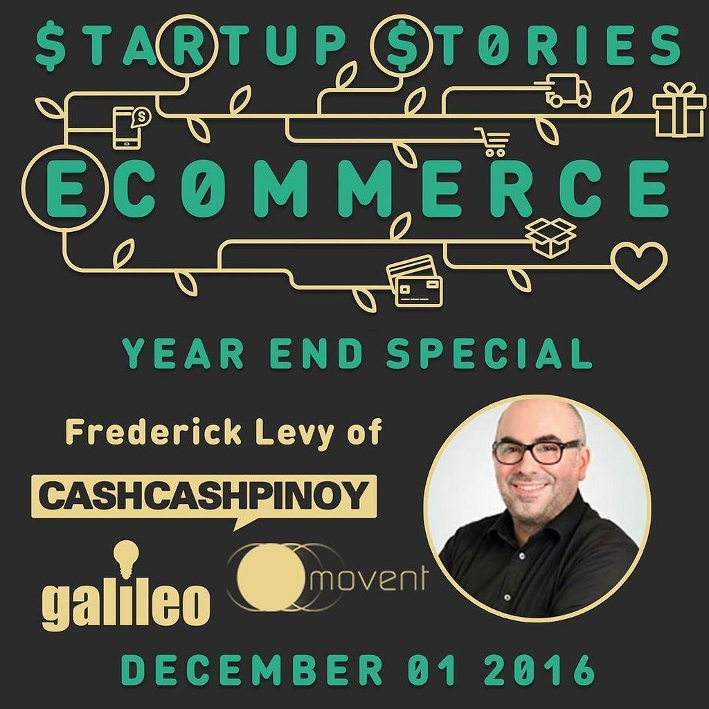 And finally, Frederick Levy co-founder of <a href="/moventph/">Movent</a>, co-founder of @cashcashpinoy, and #CE… ift.tt/2geEcQZ