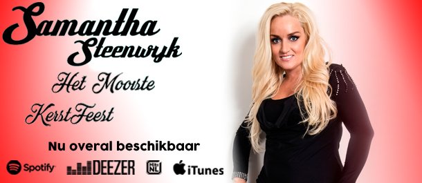 De nieuwe kerstsingle 'Het Mooiste Kerstfeest' van <a href="/Samantsteenwijk/">Samantha Steenwijk</a> is overal te beluisteren. Heb jij 'm al gehoord?