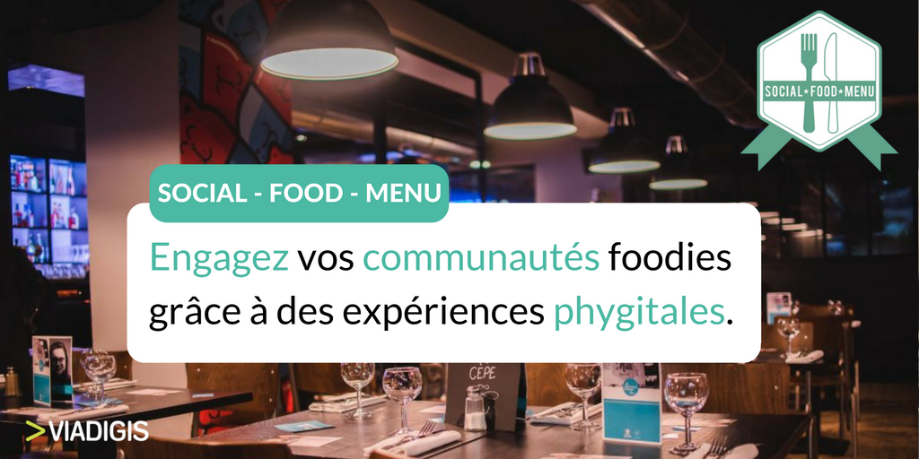 Viadigis's tweet photo. En ce moment au #SocialFoodMenu : quand le #physique se mêle au #digital >> https://t.co/rTr8kN4ENy #SocialDining https://t.co/JWC2ABpYan