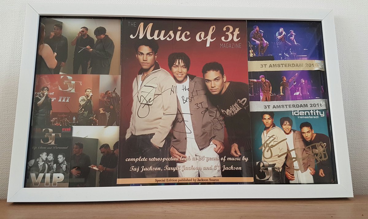dinekesloot's tweet photo. Made my memory board of #3Tweekend. Thank you again @tjjackson @taryll @tajjackson3 for this amazing experience π https://t.co/CXO1U4OtnW