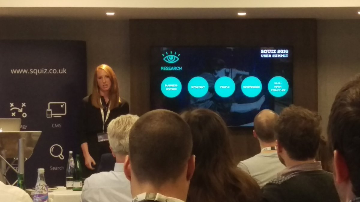 AdamTheFrank's tweet photo. Steph Bradley (@squizuk), our brilliant analytics expert, showing what we can do to help unlock #data opportunities. #squizedinburgh16 https://t.co/4QuwU6tto8