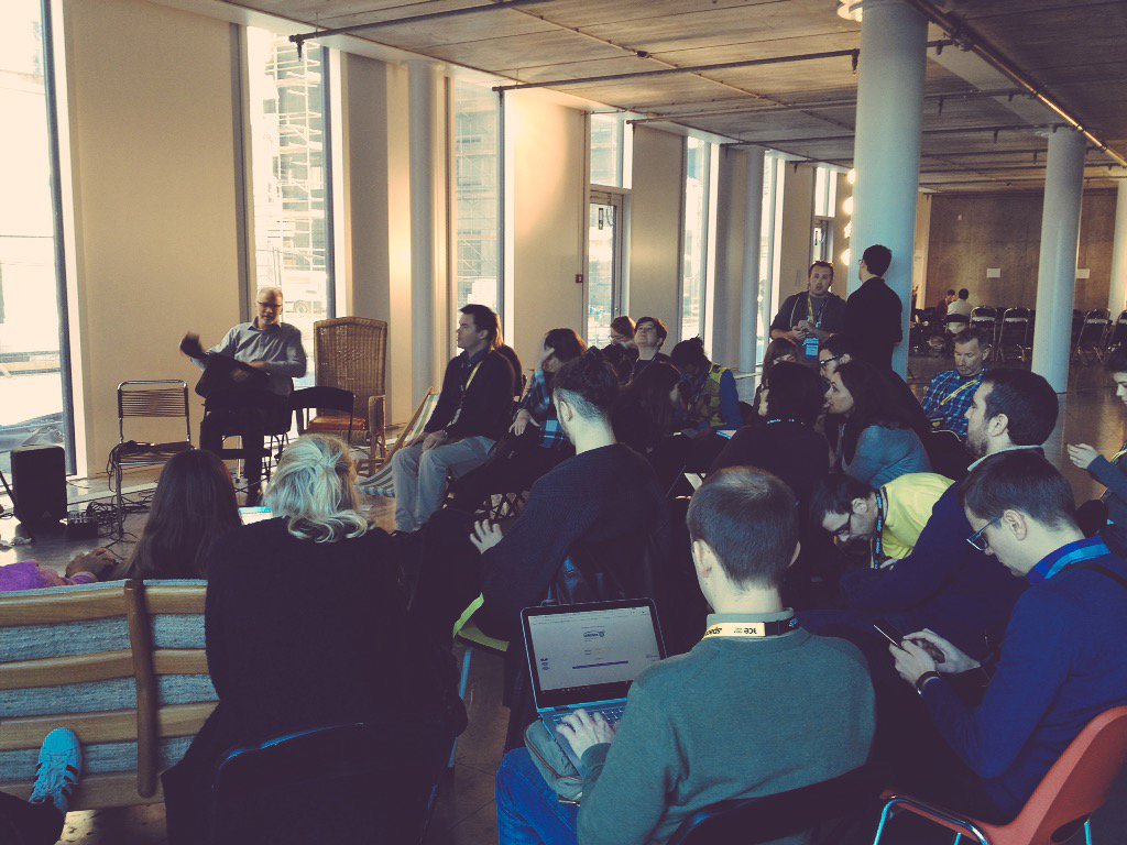 EuropeCoworking's tweet photo. We guess there are a lot of community managers in the place! Let's talk about that in zone A! #CWE16 https://t.co/tk60cAisoG