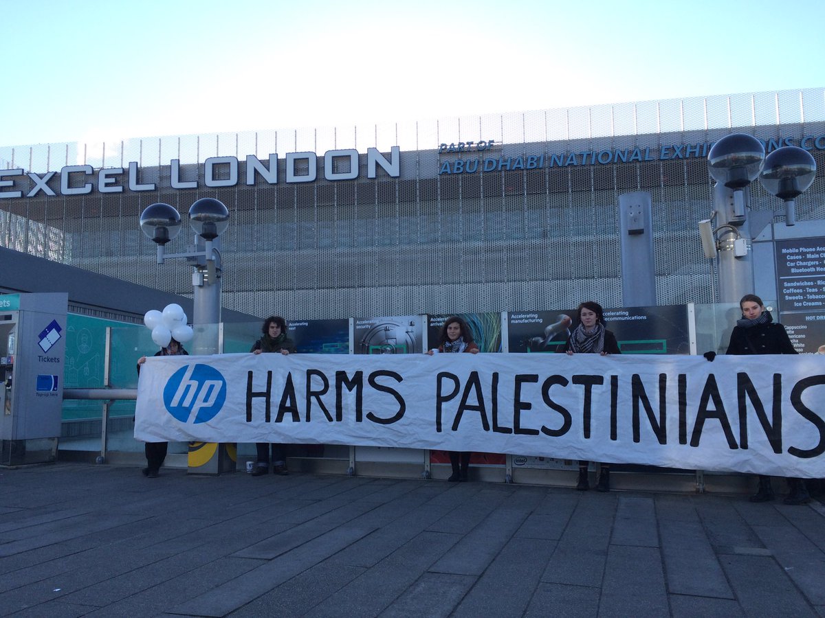 Here at <a href="/HPEDiscover/">HPEDiscover</a>. Find out why you should Boycott <a href="/HP/">HP</a> products here palestinecampaign.org/case-hewlett-p…