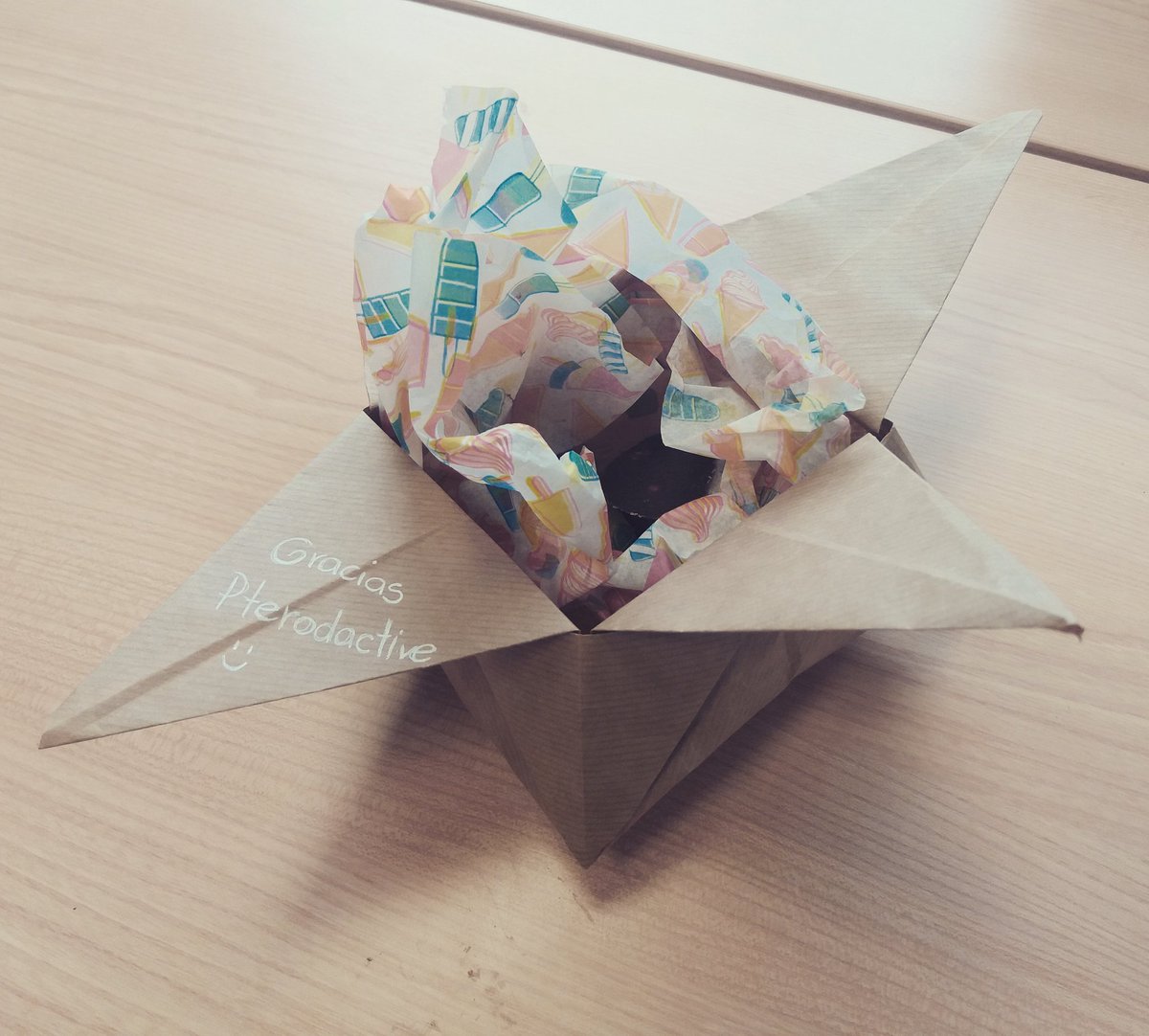 pterodactive's tweet photo. ¡Hoy nuestras amigas de @Patchworkanima nos han traido estos deciliosos chocolates caseros! #GivingTuesday #pterodactive #patchwork https://t.co/PmArsbPijC