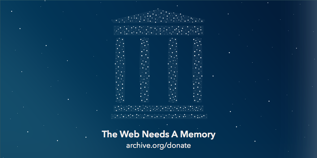 TorontoWiki's tweet photo. Internet Archive to create a copy of its digital collections...

In Canada.

https://t.co/M4LJ3Z2njc

| #cdntech #internetarchive #Canada150 https://t.co/H9KOyKejkn