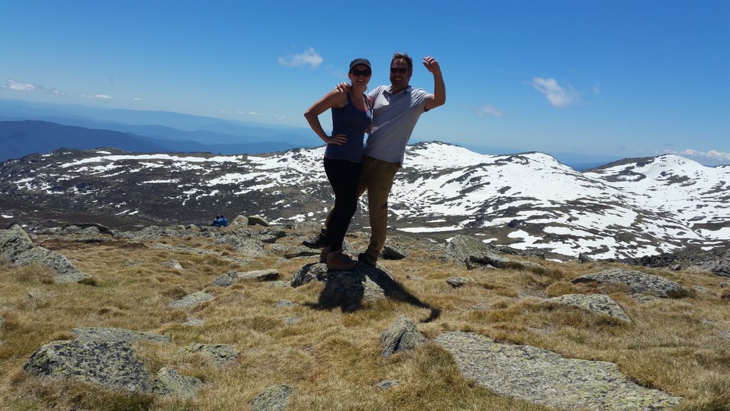 PhillCronin's tweet photo. #SMPerth Are you running a live feed tonight? Merry Xmas all.  Me &amp; Eva on top of Australia! https://t.co/eO0j2OfTqU