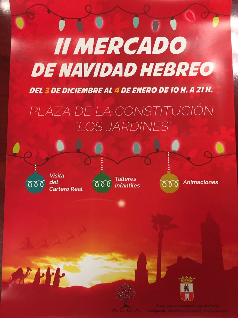 aytodoshermanas's tweet photo. El tradicional Mercadillo Artesanal Navideño abrirá este sábado sus carpas y casetas de madera en la plaza de Los Jardines hasta el 4 enero https://t.co/bYqxmqTrNO