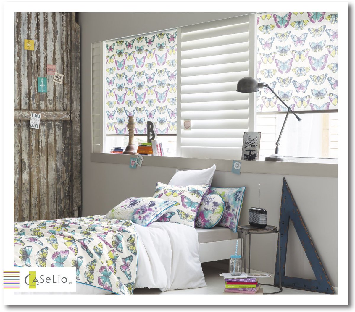 caselio_FR's tweet photo. https://t.co/ji6itzWSZt En plaid, coussin ou store, notre dessin star, le #papillon, se décline dans une version très graphique. #tissus https://t.co/GtNq5sRlDc