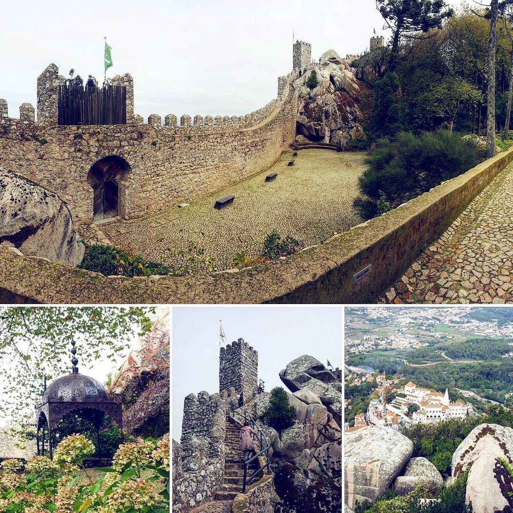 The #CastelodosMouros (The #MoorsCastle) is a ruinous #castle that is set amidst the lush … ift.tt/2gs2h4u