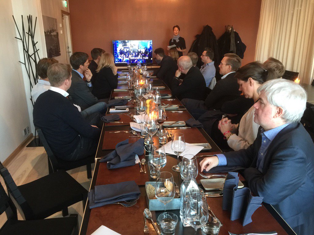 JariMieskonen's tweet photo. NVN network lunch pre SLUSH investor day. https://t.co/2HnhJJVOeh