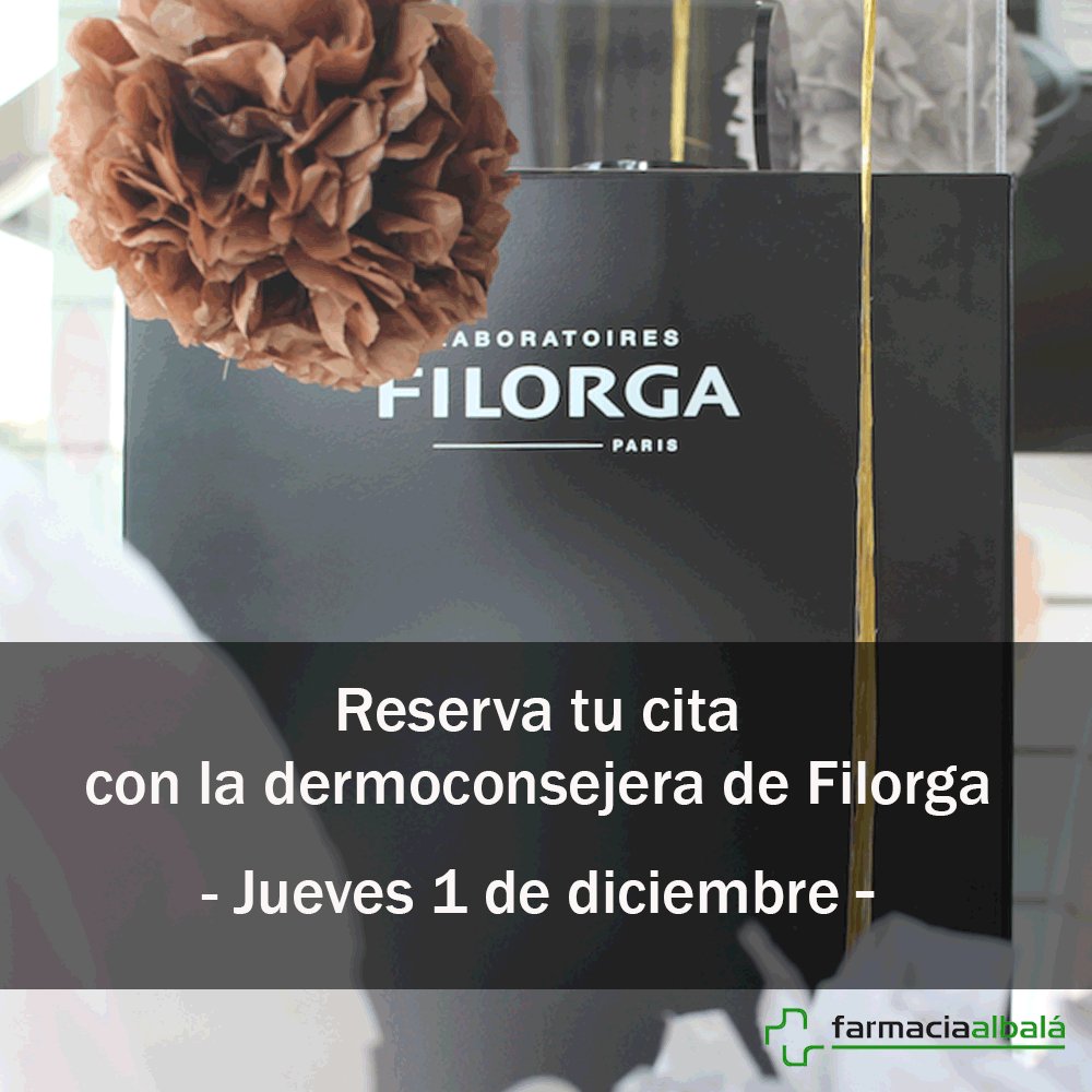 albalafarmacia's tweet photo. Este jueves día 1 tenemos la visita de la dermoconsejera de @FilorgaOfficial. ¿Quieres tu cita gratis? Reserva ya tu hora en el 965264989 https://t.co/3r5nxf3l5o