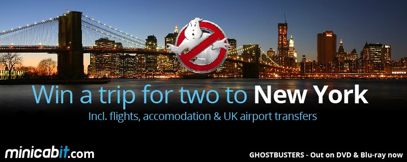 minicabit's tweet photo. Last month the Ghostbusters Ecto-1 joined minicabit! Check out our video of the day and how to win a trip to NYC! https://t.co/Vmsvk4aXp1 https://t.co/apz4Fqbwq5