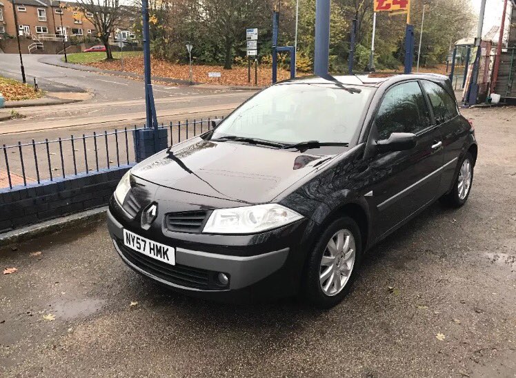 YorkshireMotorG's tweet photo. 2008 (57) Renault Megane 1.6 VVT Dynamique. MOT till Feb 2017, 95,000 miles, full service history also recently serviced. £1,200 #usedcar https://t.co/xKMQ9pw4u3