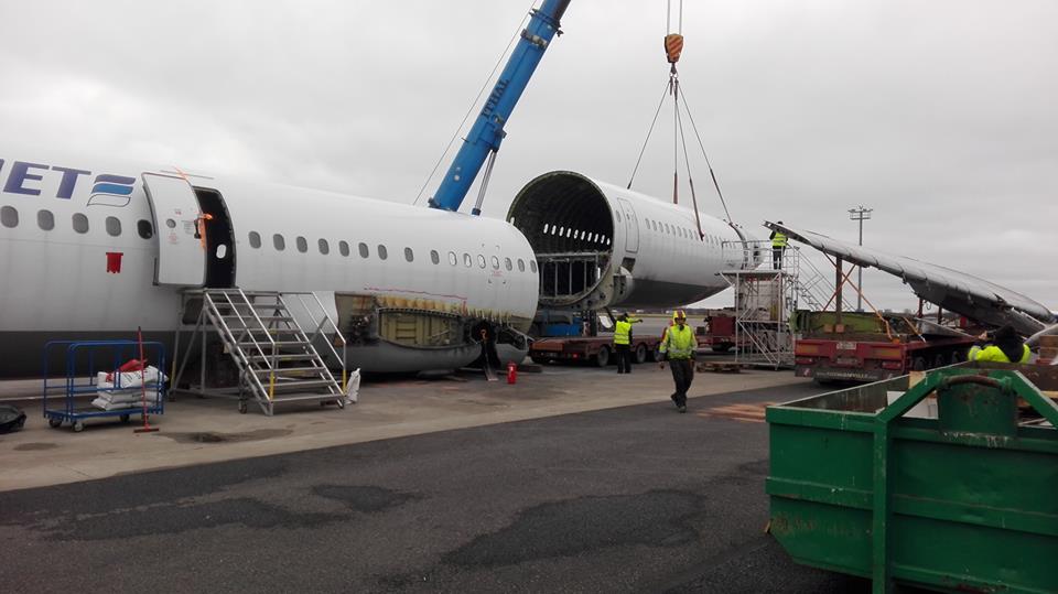 StepStepOU's tweet image. Want to see something cool? Our partners Tross-saagimine OÜ  
just chopped up an Airbus!!
