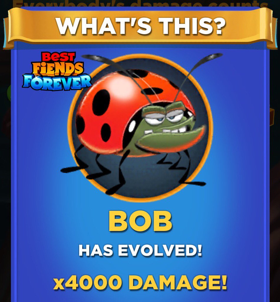 saeffras's tweet image. I've just evolved Bob in #BestFiendsForever - Download FREE - download.BestFiends.com/forever via @BestFiends