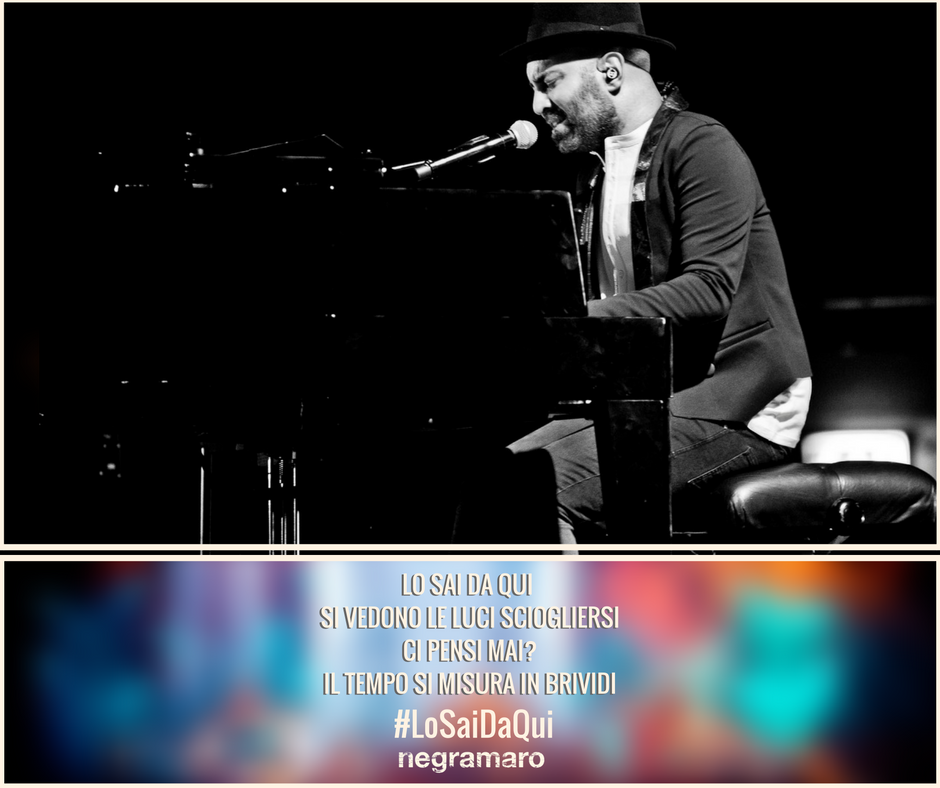 Negramaro's tweet photo. "Lo sai da qui
si vedono le luci sciogliersi
ci pensi mai?
IL TEMPO SI MISURA IN BRIVIDI"

🎥 https://t.co/H0QVCnzLPU 
#LoSaiDaQui https://t.co/kDVGxjfiE6