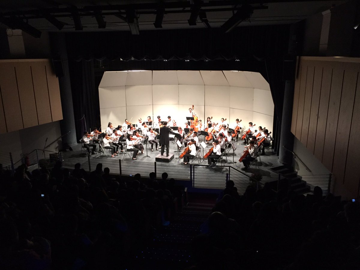 #HKISHS Strings perform Autumn by Vivaldi, the Opera Carmen by Bizet, Don Quixote by Telemann, and Orion and The Scorpion by Newbold. Great!