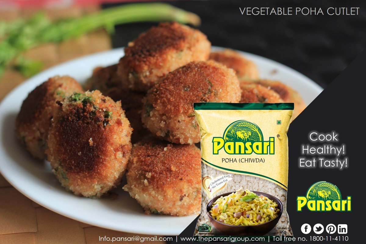 Make amazing Poha cutlet and treat your friends. 
#poha #pansari #party #snacks