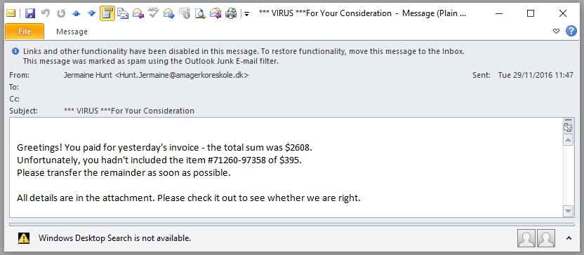 speeednet's tweet image. Yet more fake invoice #Zipfiles arriving with #Javascript #Lockydownloader embedded. Delete #Ransomware #fraud #SmallBusiness #spam #kack
