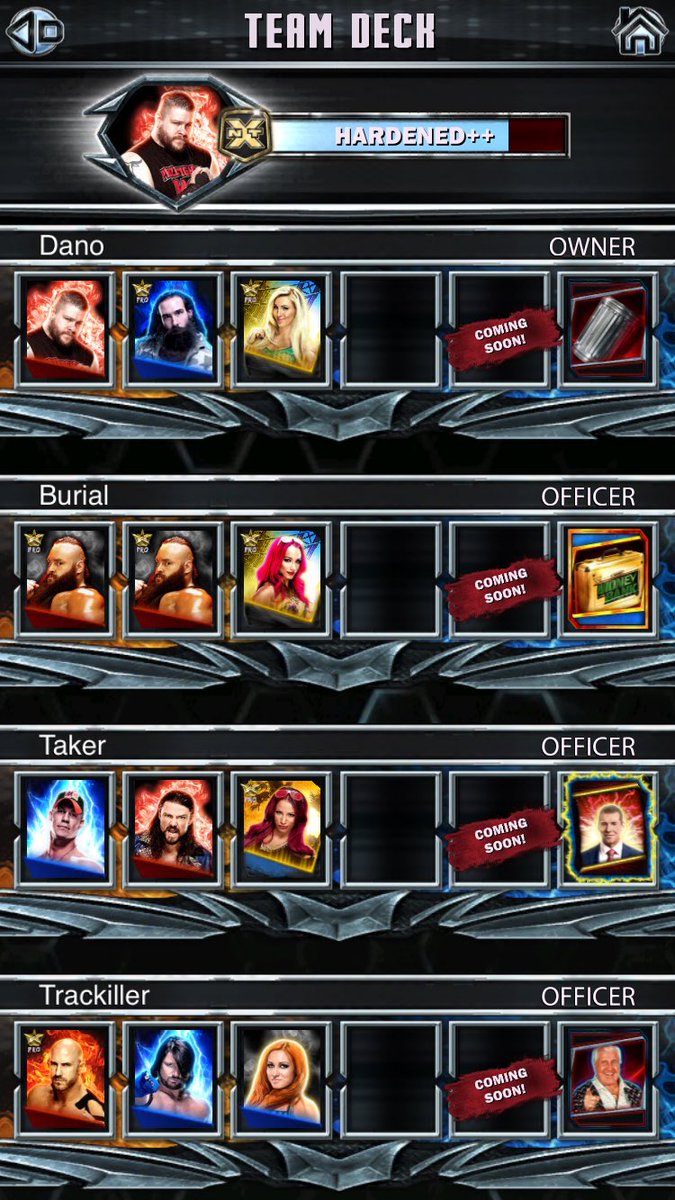 xiAmDanotelli's tweet photo. Someone join my team who is in the elite tier, thanks bye @WWESuperCard #WWESuperCard #EliteTier https://t.co/99LqD8tf6v