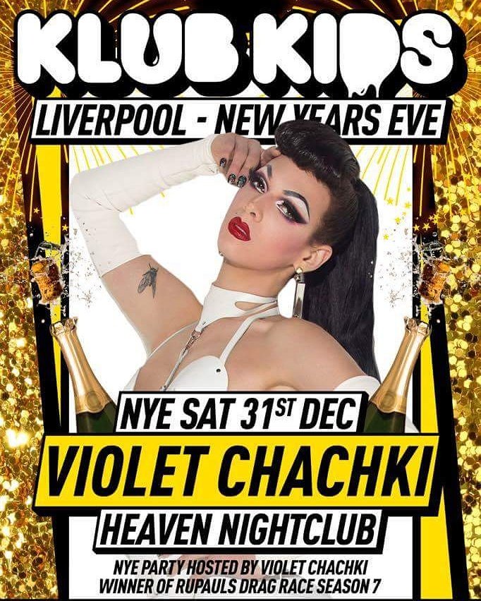 Get your tickets now - bit.ly/HeavenNYE #Heaven #Liverpool #nightclub #NYE #RUPAUL #rupaulsdragrace #violetchachki