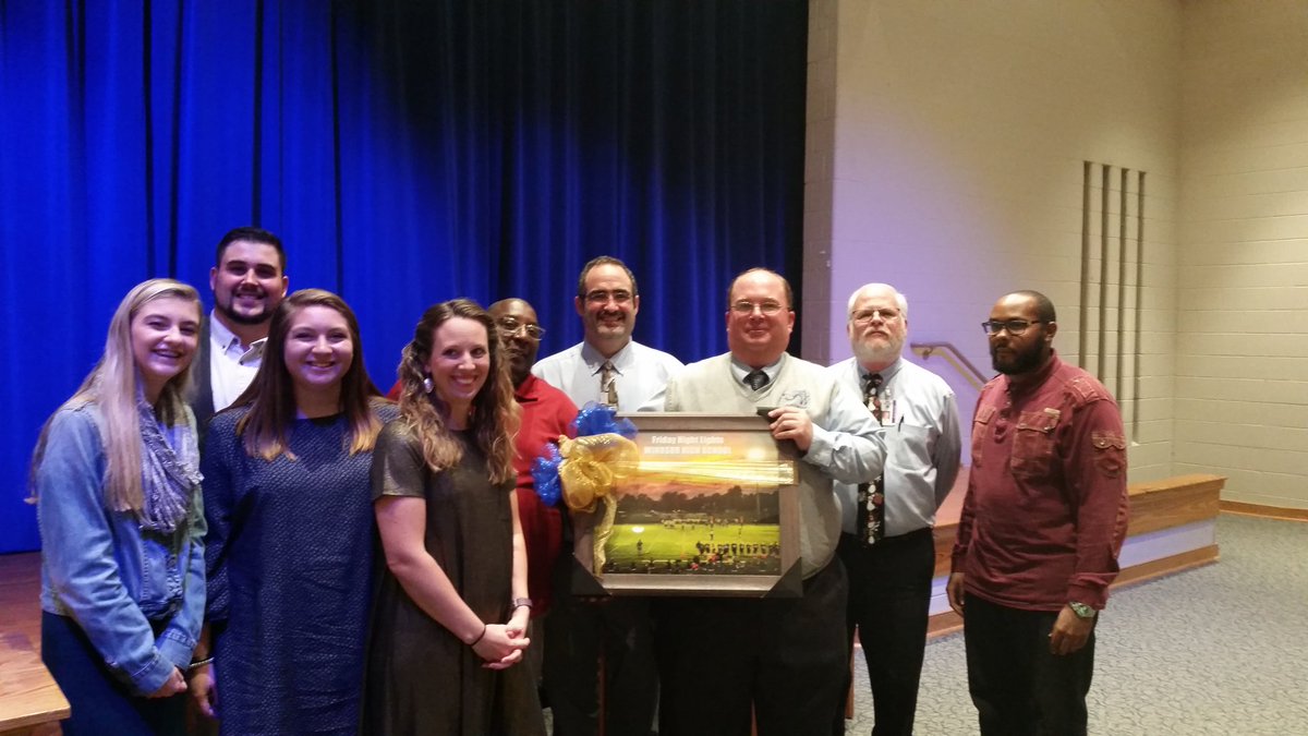 dukeswhs's tweet photo. Coach Parrish was recognized at the fall banquet by the FB staff. Thanks for you years of dedication to the program! https://t.co/bjmIpcZh4P