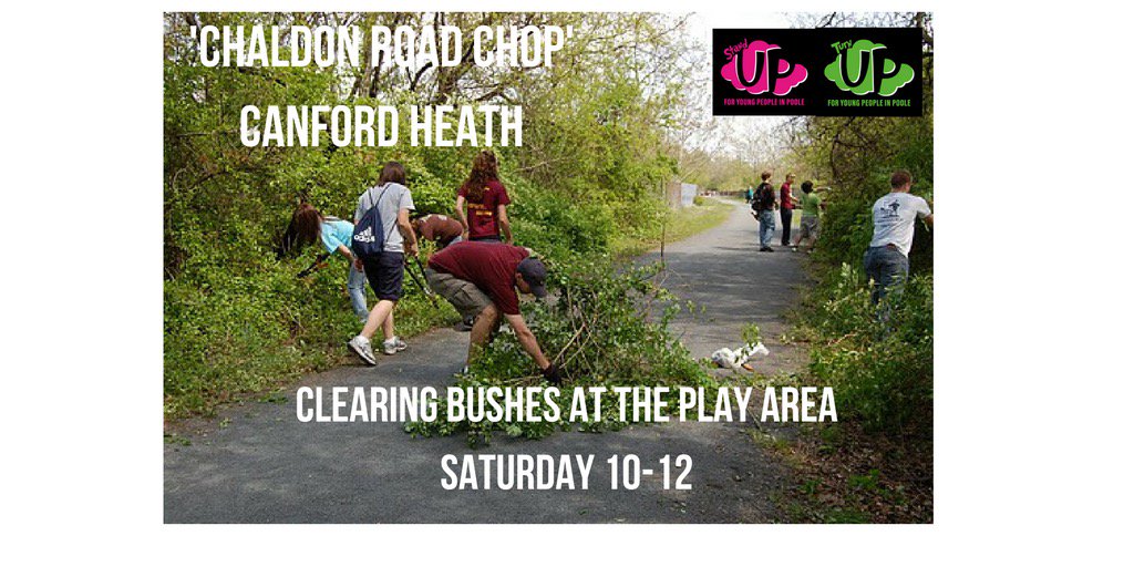 UPinBCP's tweet photo. 'Chaldon Road Chop'
Saturday 10-12
Bush clearing on Canford Heath
@BoroughofPoole @CanfordHeath  @TheCoffeeHouse3 https://t.co/pTsPaPyHOB
