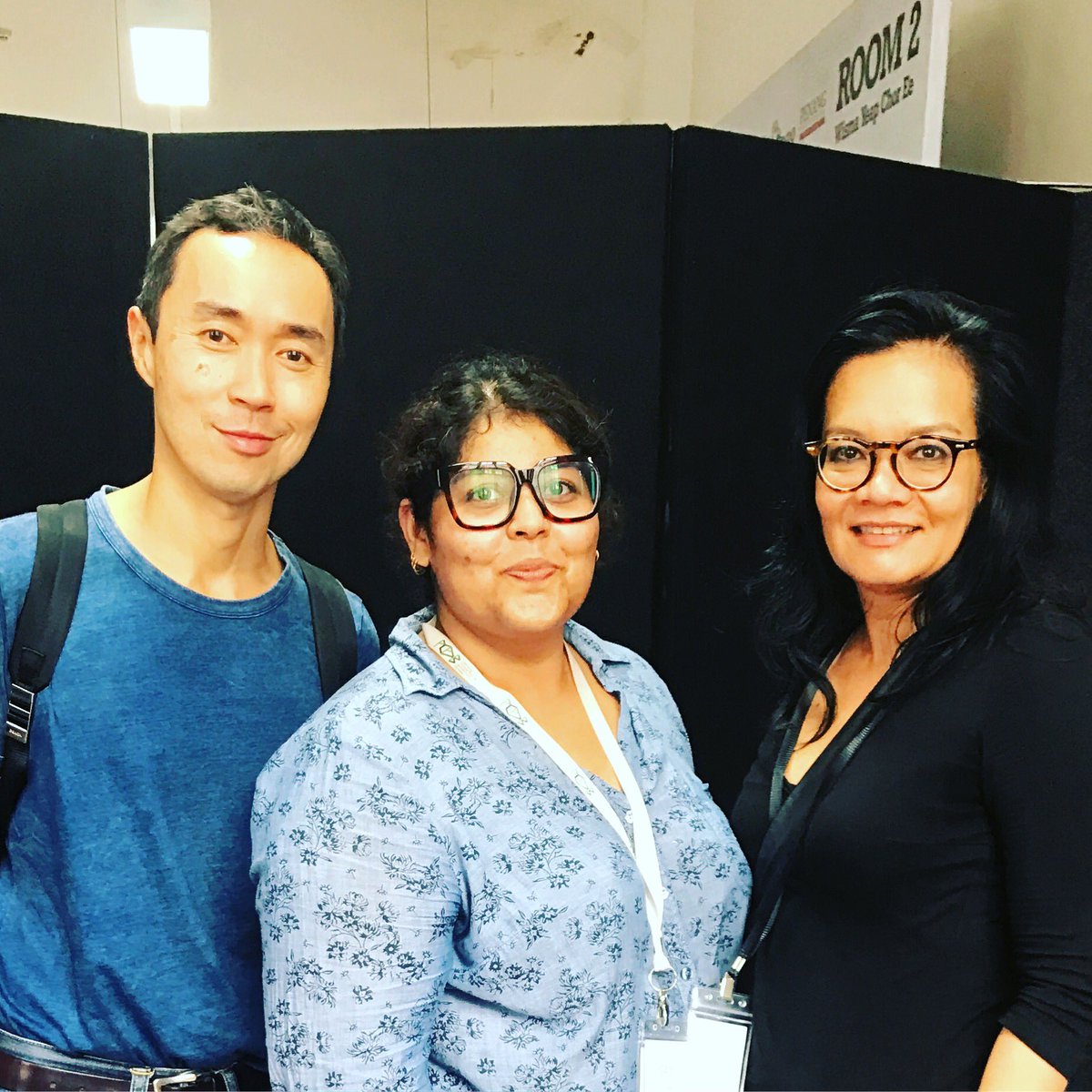 bnimsay's tweet photo. My #GTLF2016 highlight: setting my shyness aside to ask @Tash_Aw + @mulutmata bergambar #georgetownliteraryfestival #lit #literaryfestival https://t.co/qZKemTaEs7