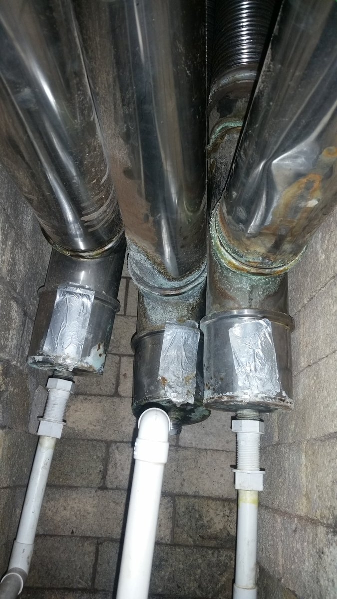 articengineer's tweet photo. Flue issues?? https://t.co/B6hAaKpWft