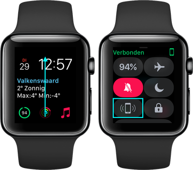 VandaagApple's tweet photo. KORT: zo speel je een geluid af op je iPhone vanaf je Apple Watch: https://t.co/PqvPq8jbly https://t.co/BR3AzYYW9l