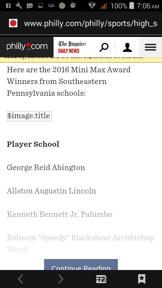 AllstonAugustin's tweet photo. Also won that max award 💪💪🏈 https://t.co/6SDS9Y1BYj