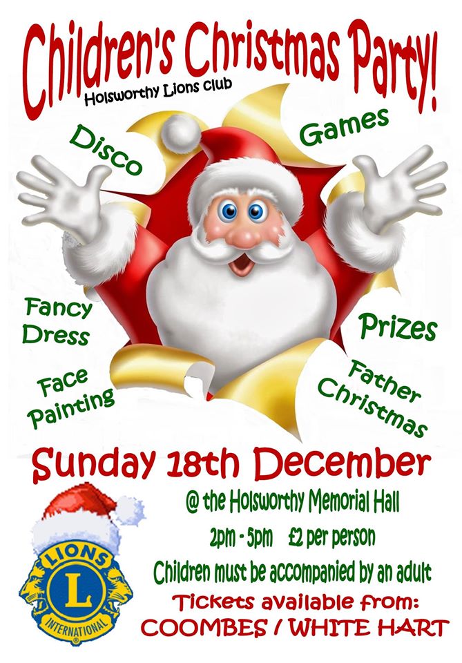 RubyCountry's tweet photo. Holsworthy &amp; District Lions
Come and join us for an afternoon of festive fun guaranteed for all the family. https://t.co/ySlgGuTbOx
