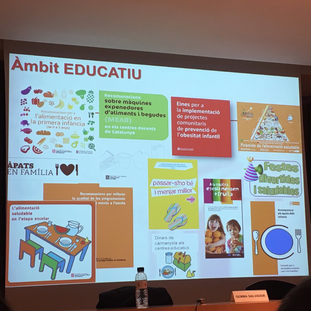 ProgramaNereu's tweet photo. Avui assistim a la presentació de la guía de Recomanacions per a l'alimentació en la primera infància #lleida #programanereu #alimentació https://t.co/Osv9lLJCRH