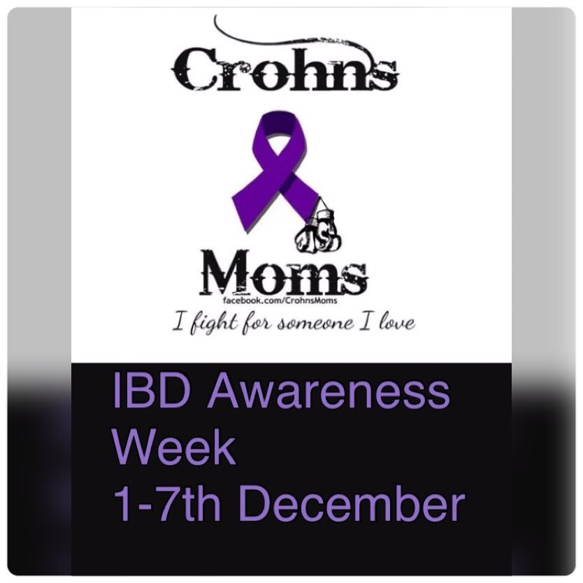 childenwithibd's tweet photo. Crohn's and colitis Awareness Week 1-7 December 💜 raising awareness on behalf of my little warrior and all those suffering with IBD 💜 https://t.co/BRLD1ofqjh