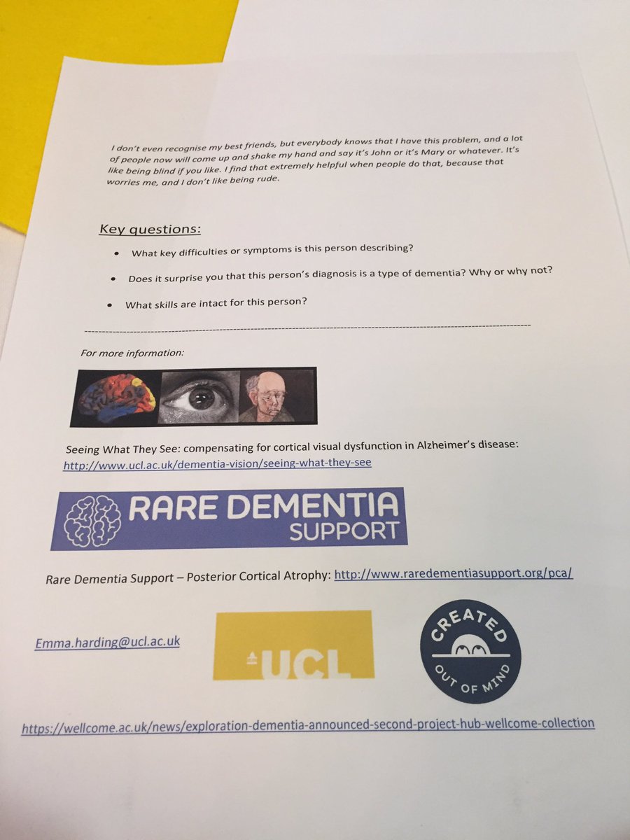 Emma Harding's amazing 'BakeTell' tarts, engaging with people to tell difficult/sensitive stories about rare #dementia #Engage_2016 <a href="/ucl/">UCL</a>