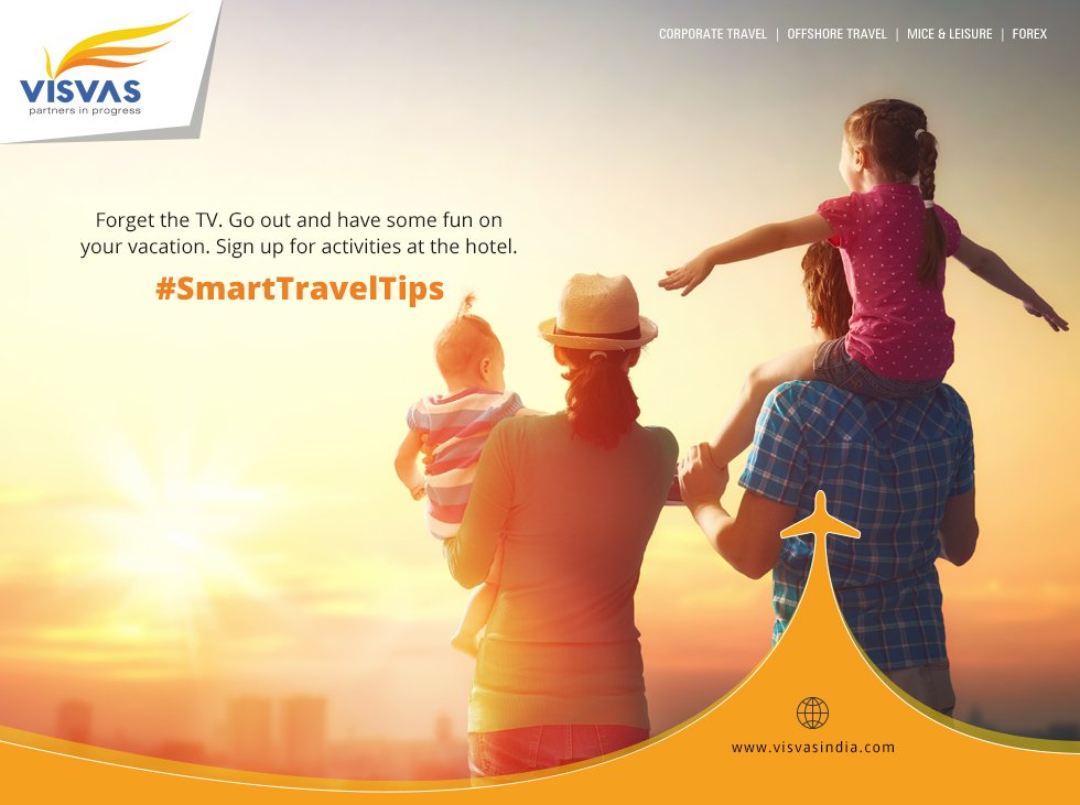 VisvasVoyages's tweet photo. Forget the TV. Go out and have some fun on your vacation.
#SmartTravelTips
Visit: https://t.co/fvIp9BFgIH https://t.co/KU4YVP8M0J