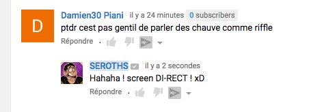 Seroths's tweet photo. hahaha !! @RiffleStudio #chauve https://t.co/PQCHyNuKOB