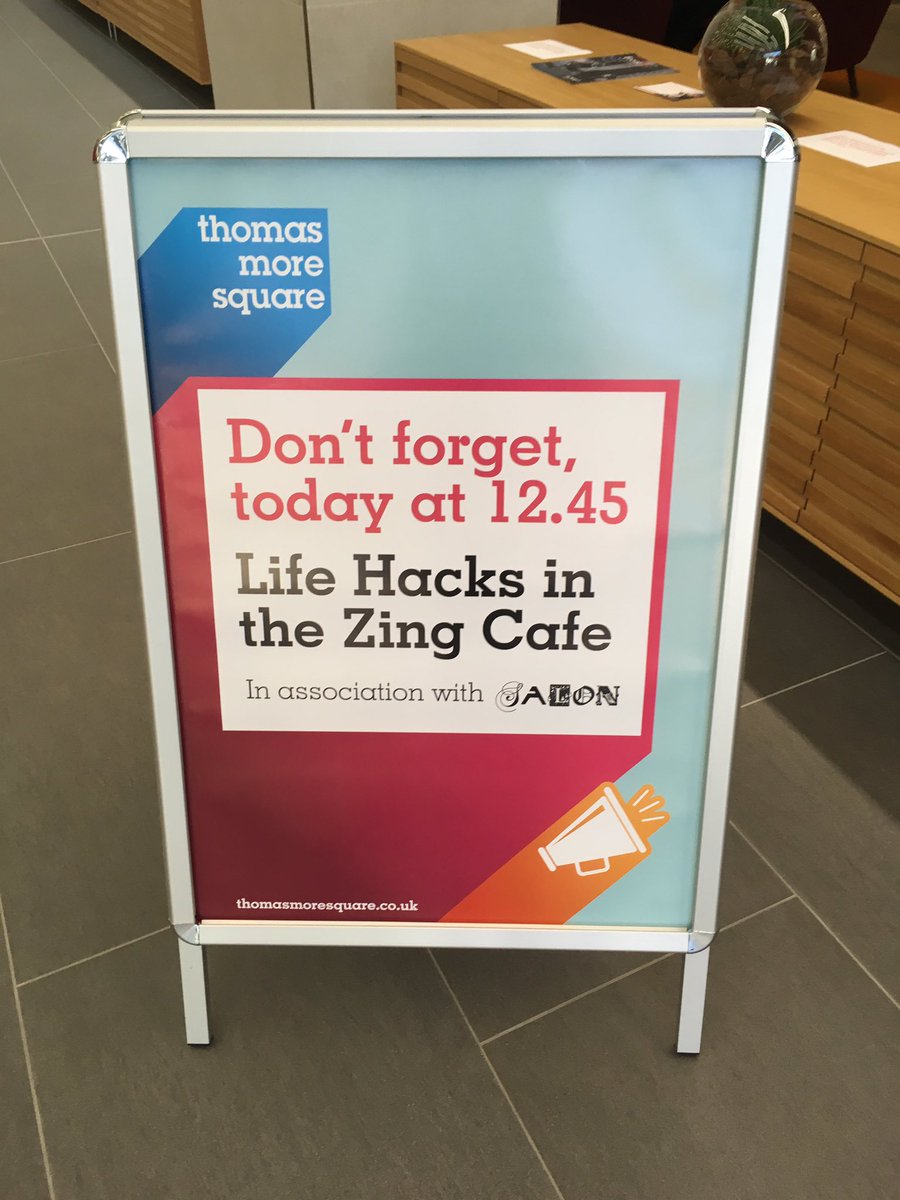 eloisewales's tweet photo. .@SalonLondon's Life Hacks w/@AlexisDubus is kicking off in 5 minutes at Thomas More Sq! Come down and join! #howtobefunny https://t.co/2fgKcgRqKw