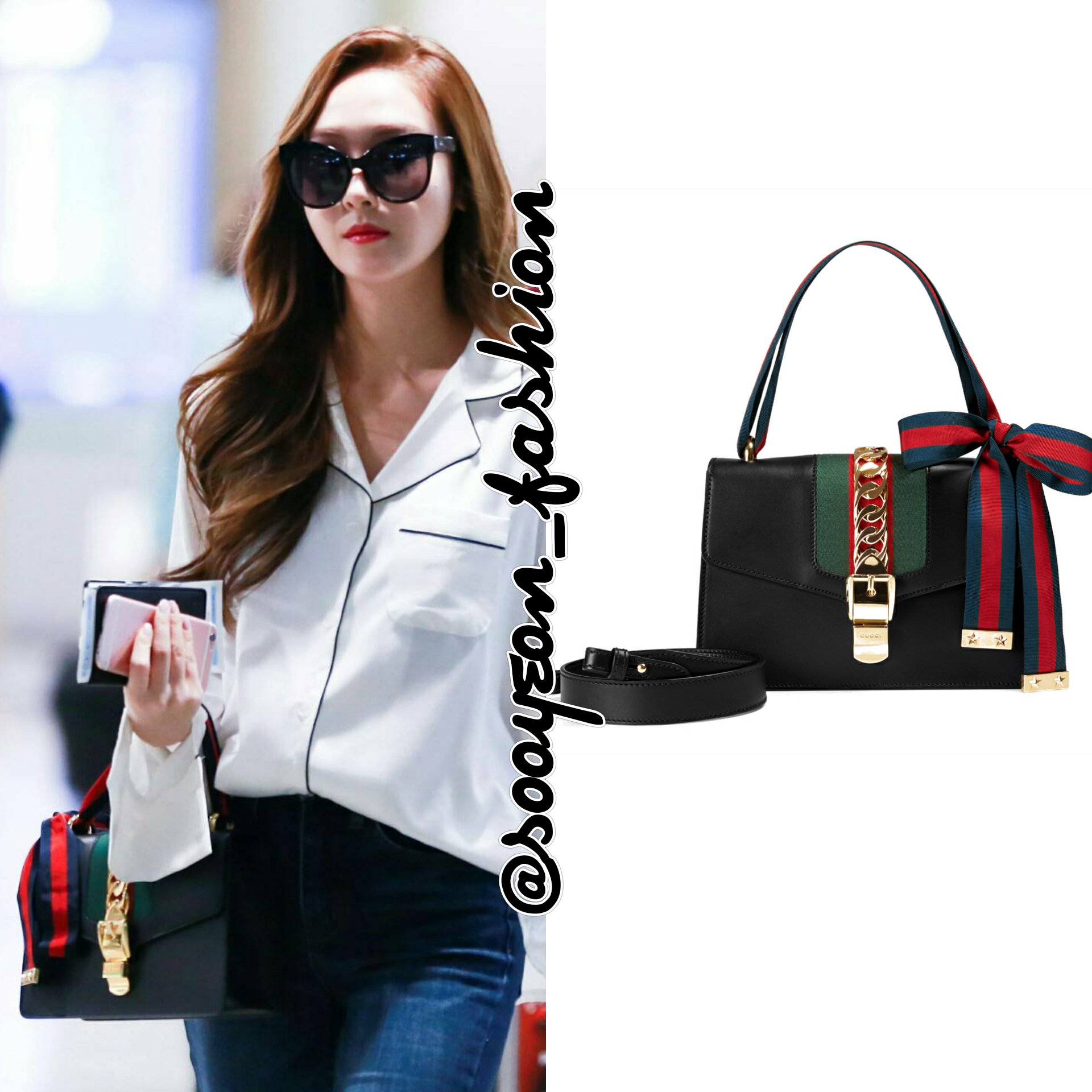 Gucci Sylvie Shoulder Bag Small Black - US