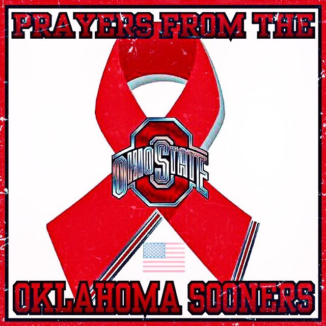 bobstoopsarmy's tweet photo. #PrayForOSU #prayingforOSU #Sooners #Buckeyes https://t.co/5o5s09WERg