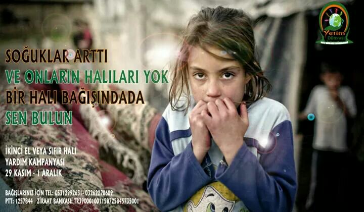yetimdunyasi's tweet photo. SOĞUKLAR ARTTI VE ONLARIN HALILARI YOK BİR HALI BAĞIŞINDADA SEN BULUN !!! 
Desteklerinizi bekliyoruz. https://t.co/pegteIg5zp