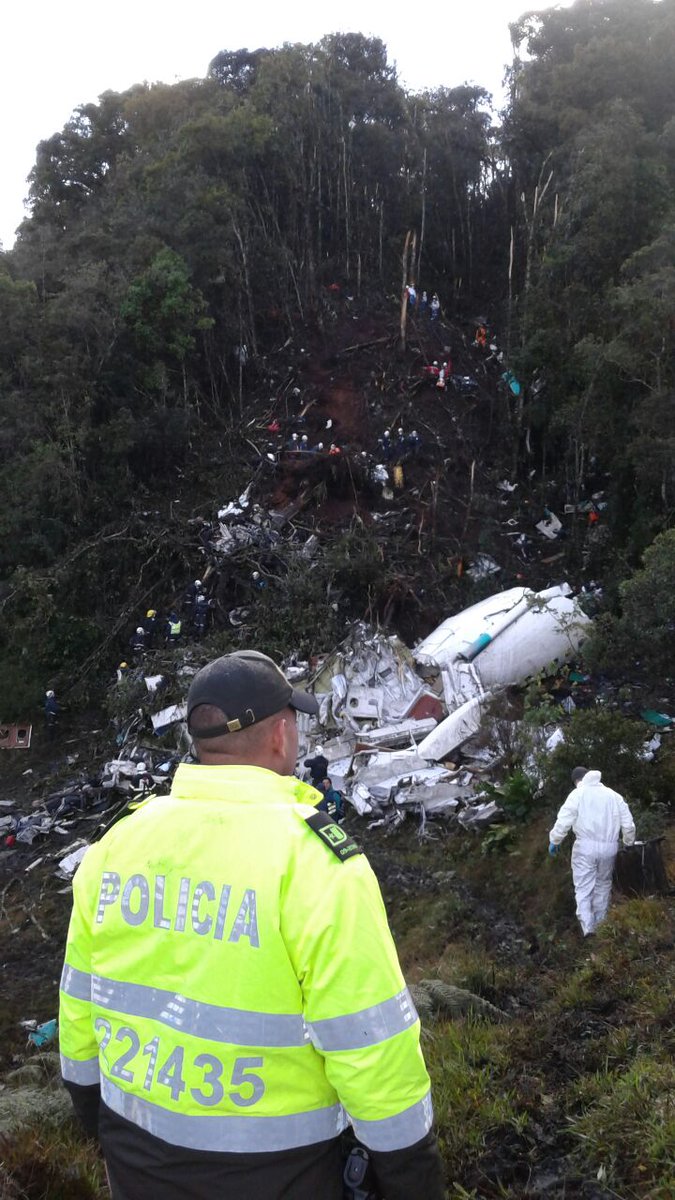 Шапекоэнсе авиакатастрофа. Авиакатастрофа в Колумбии. Место падения Колумбии.